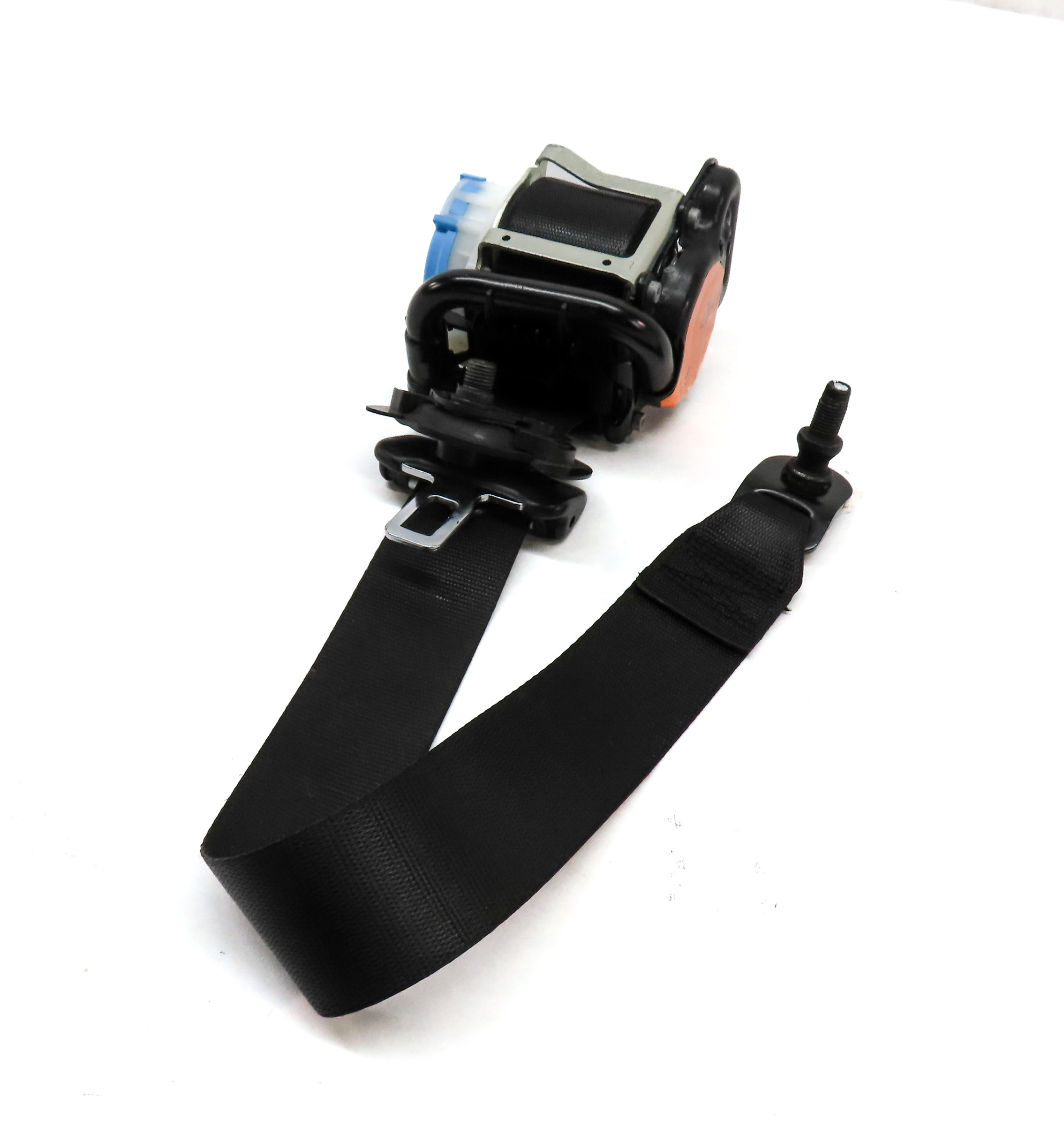 14-20 MERCEDES CLA GLA CLASS (C117 X156) LEFT DRIVER SEATBELT RETRACTOR (BLACK) — exact item pictured